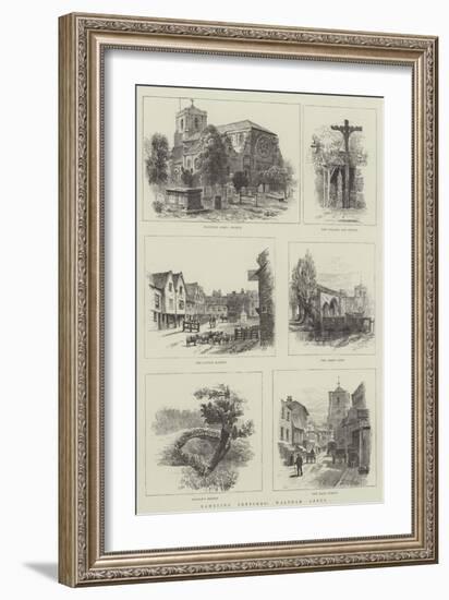 Rambling Sketches, Waltham Abbey-Alfred Robert Quinton-Framed Giclee Print