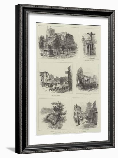 Rambling Sketches, Waltham Abbey-Alfred Robert Quinton-Framed Giclee Print