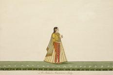 An Indian Macaroni Lady, 1800-10-Ramdass-Giclee Print