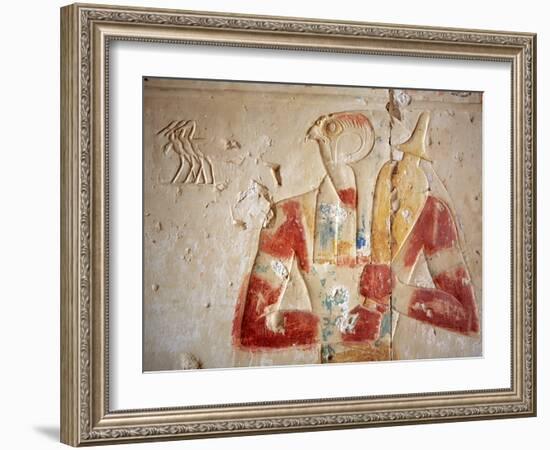 Ramesses Ii Temple (13th Century BC), Abydos, Egypt-Ivan Vdovin-Framed Photographic Print