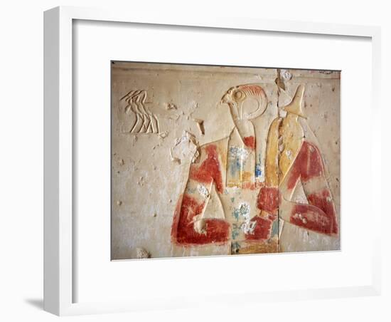 Ramesses Ii Temple (13th Century BC), Abydos, Egypt-Ivan Vdovin-Framed Photographic Print