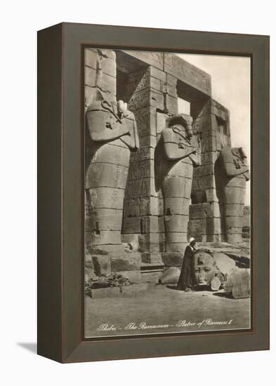 Ramesseum, Thebes, Egypt-null-Framed Stretched Canvas