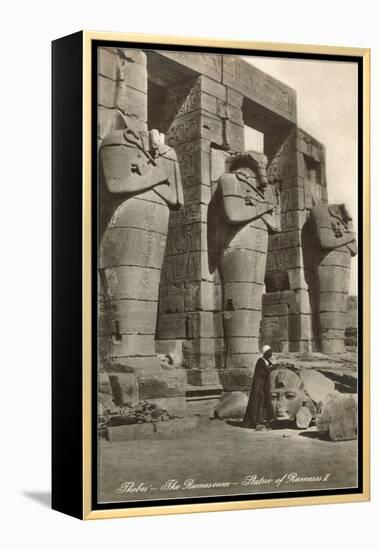 Ramesseum, Thebes, Egypt-null-Framed Stretched Canvas