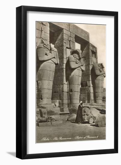 Ramesseum, Thebes, Egypt-null-Framed Art Print