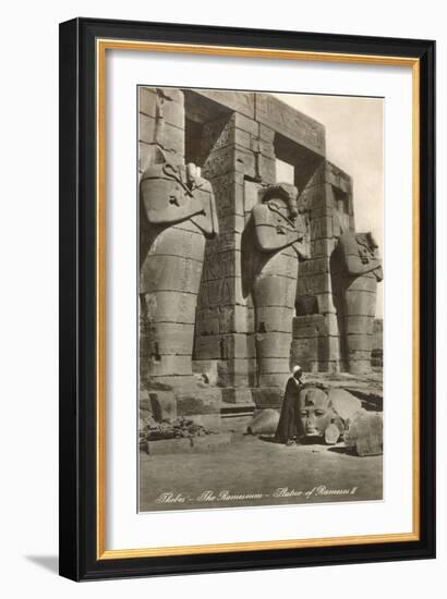 Ramesseum, Thebes, Egypt-null-Framed Art Print