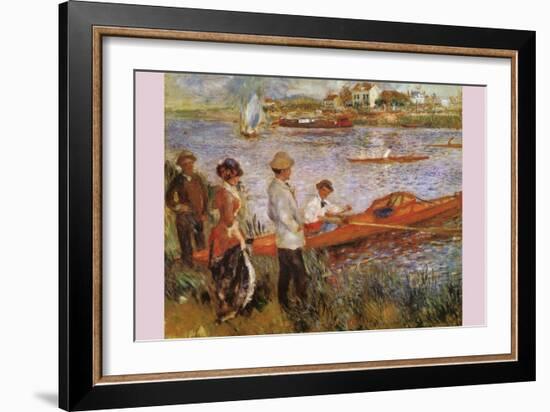 Rameurs a Chatou-Edouard Manet-Framed Art Print