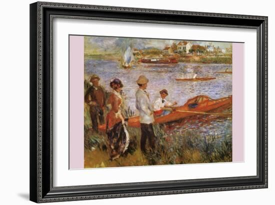 Rameurs a Chatou-Edouard Manet-Framed Art Print