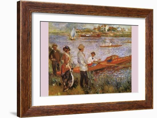 Rameurs a Chatou-Edouard Manet-Framed Art Print