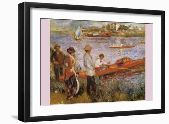 Rameurs a Chatou-Edouard Manet-Framed Art Print