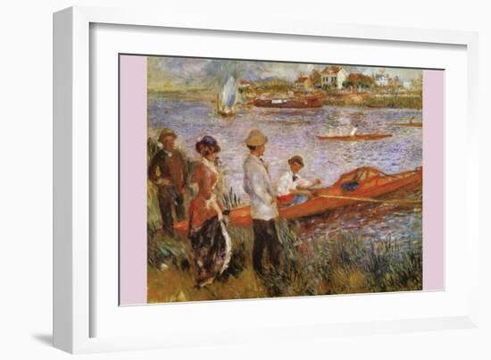 Rameurs a Chatou-Edouard Manet-Framed Art Print