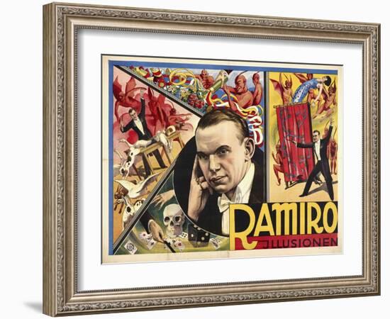 Ramiro - Illusionen. Germany, 1931-32. (Adolph Friedländer, Hamburg)-Atelier Adolph Friedländer-Framed Giclee Print