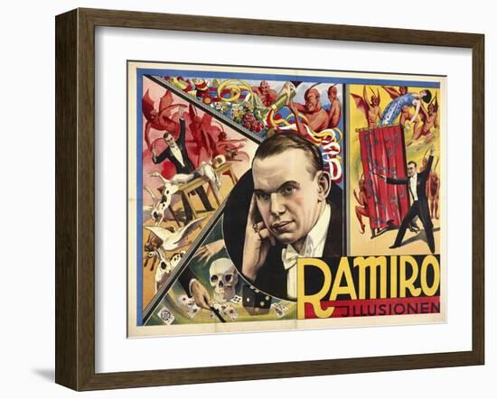 Ramiro - Illusionen. Germany, 1931-32. (Adolph Friedländer, Hamburg)-Atelier Adolph Friedländer-Framed Giclee Print