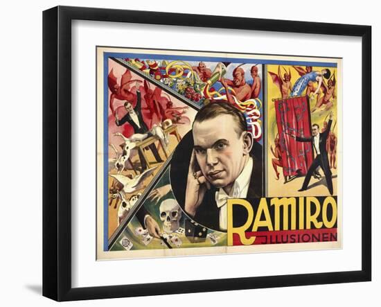 Ramiro - Illusionen. Germany, 1931-32. (Adolph Friedländer, Hamburg)-Atelier Adolph Friedländer-Framed Giclee Print