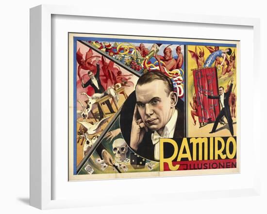 Ramiro - Illusionen. Germany, 1931-32. (Adolph Friedländer, Hamburg)-Atelier Adolph Friedländer-Framed Giclee Print