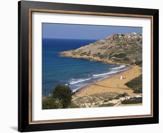 Ramla Bay, Gozo, Malta, Mediterranean, Europe-Hans Peter Merten-Framed Photographic Print