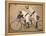 Ramon Casas And Father Romeu Riding a Tandem-Ramon Casas-Framed Premier Image Canvas