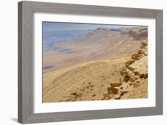 Ramon Crater, Negev In Israel-null-Framed Photographic Print