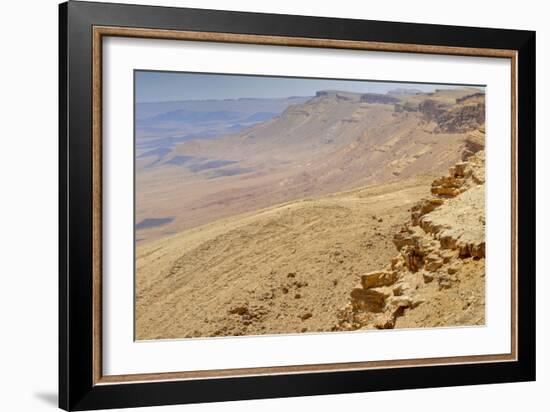 Ramon Crater, Negev In Israel-null-Framed Photographic Print