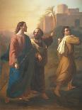The Travellers at Emmaus, 1857-Ramon Sagredo-Framed Premier Image Canvas