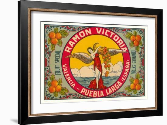 Ramon Victoria Oranges-null-Framed Art Print