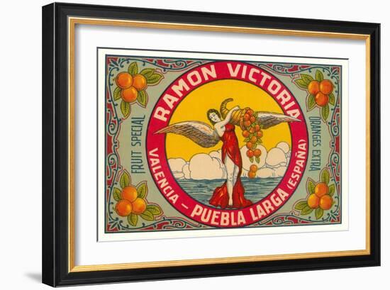 Ramon Victoria Oranges-null-Framed Art Print