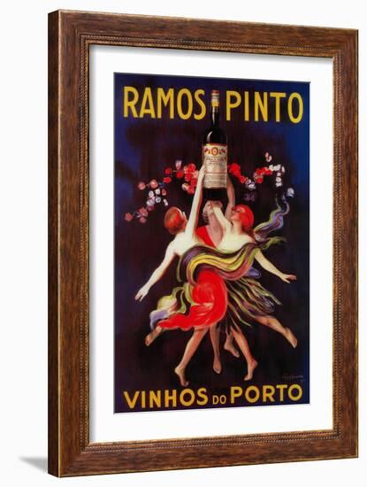 Ramos Pinto Vintage Poster - Europe-Lantern Press-Framed Art Print