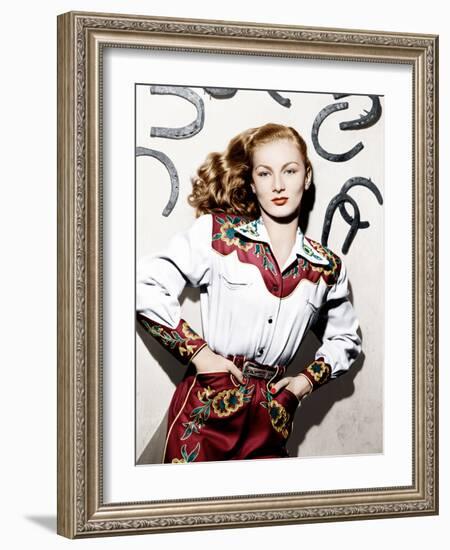 RAMROD, Veronica Lake, 1947-null-Framed Photo