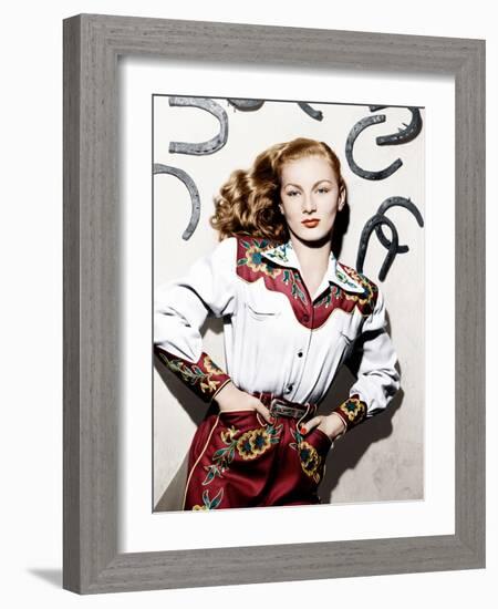 RAMROD, Veronica Lake, 1947-null-Framed Photo