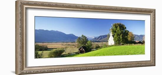 Ramsachkircherl Church, Murnauer Moos Moor, Murnau Am Staffelsee, Upper Bavaria, Bavaria, Germany-Markus Lange-Framed Photographic Print