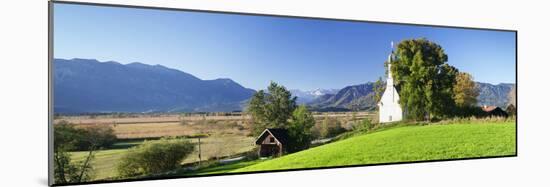 Ramsachkircherl Church, Murnauer Moos Moor, Murnau Am Staffelsee, Upper Bavaria, Bavaria, Germany-Markus Lange-Mounted Photographic Print