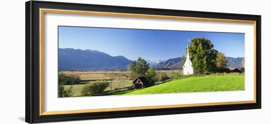 Ramsachkircherl Church, Murnauer Moos Moor, Murnau Am Staffelsee, Upper Bavaria, Bavaria, Germany-Markus Lange-Framed Photographic Print