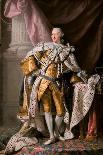 Portrait of the King George III of the United Kingdom (1738-182) in His Coronation Robes, Ca 1770-Ramsay-Framed Giclee Print