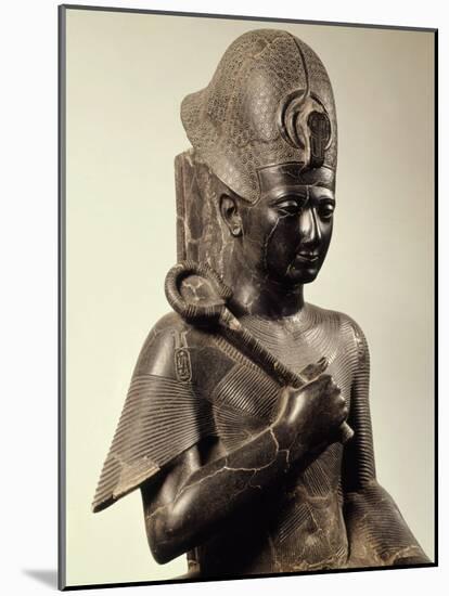 Ramses II, 1279-13 BC 19th Dynasty New Kingdom Egyptian Pharaoh, Seated on Throne, Granite-null-Mounted Photographic Print