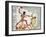 Ramses II Fighting and Killing Libyan Leader-Ippolito Rosellini-Framed Giclee Print