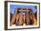 Ramses II Statues and Columns in the Luxor Temple Complex-Alex Saberi-Framed Photographic Print