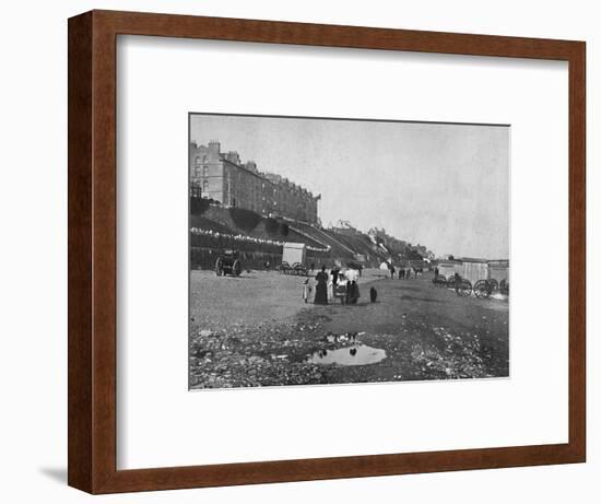 'Ramsey - The Beach', 1895-Unknown-Framed Photographic Print