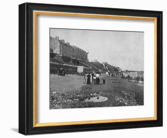 'Ramsey - The Beach', 1895-Unknown-Framed Photographic Print