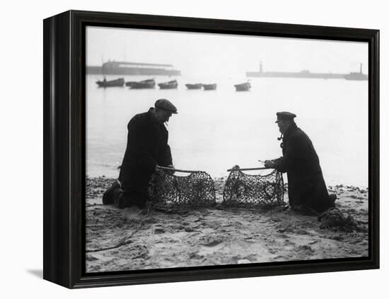 Ramsgate Fishermen-null-Framed Premier Image Canvas