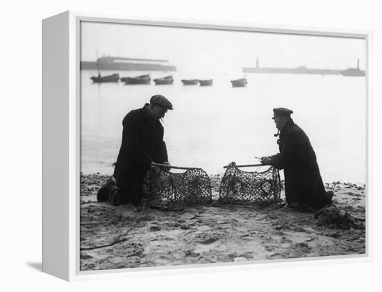 Ramsgate Fishermen-null-Framed Premier Image Canvas