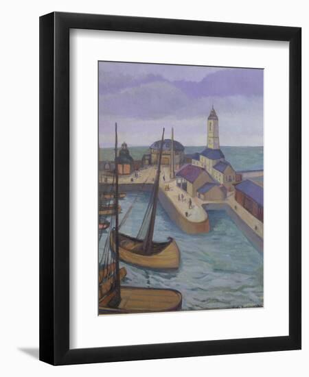 Ramsgate Harbour, c.1927-Stanislawa de Karlowska-Framed Giclee Print