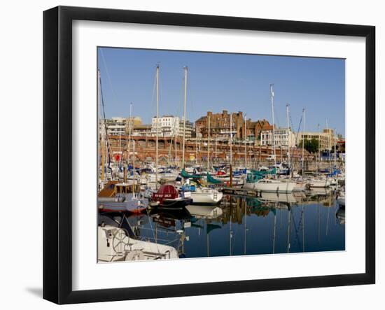 Ramsgate Harbour, Thanet, Kent, England, United Kingdom, Europe-Charles Bowman-Framed Photographic Print