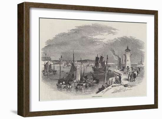 Ramsgate Harbour-Myles Birket Foster-Framed Giclee Print