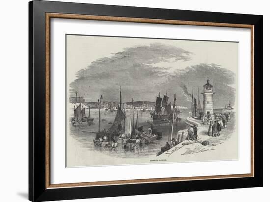 Ramsgate Harbour-Myles Birket Foster-Framed Giclee Print