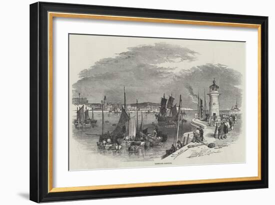 Ramsgate Harbour-Myles Birket Foster-Framed Giclee Print