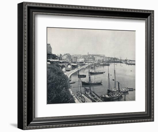 'Ramsgate - The Harbour', 1895-Unknown-Framed Photographic Print