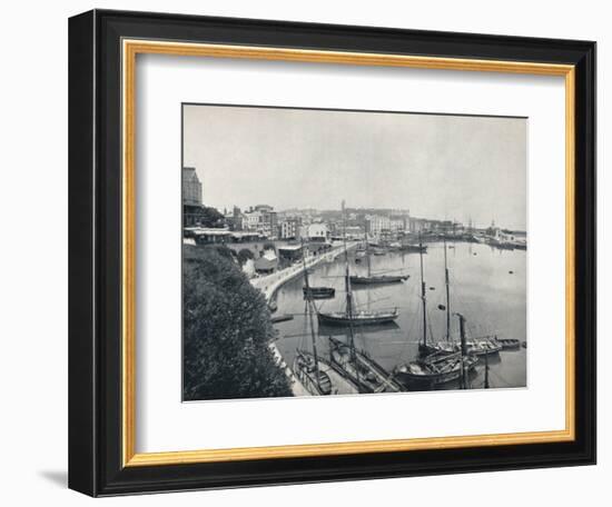 'Ramsgate - The Harbour', 1895-Unknown-Framed Photographic Print