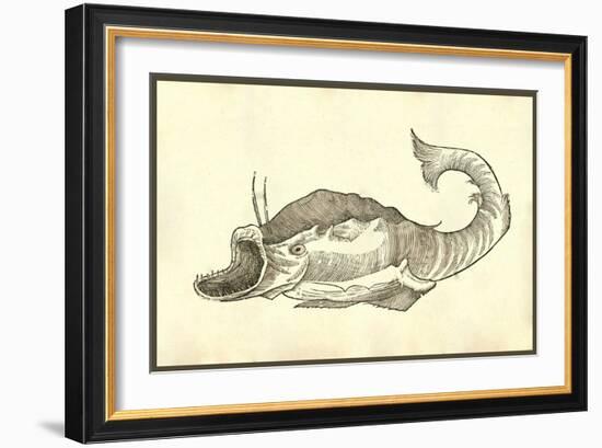 Rana Piscatrix Georgij Fabricij-Ulisse Aldrovandi-Framed Art Print