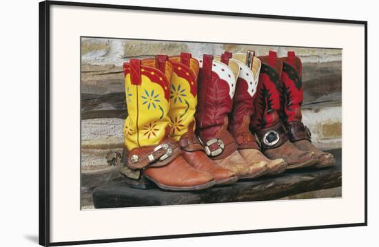 Ranch Boots-David R^ Stoecklein-Framed Art Print