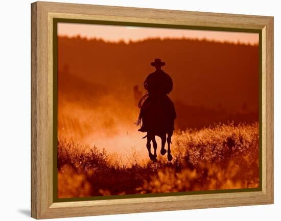 Ranch Living at The Ponderosa Ranch, Seneca, Oregon, USA-Joe Restuccia III-Framed Premier Image Canvas