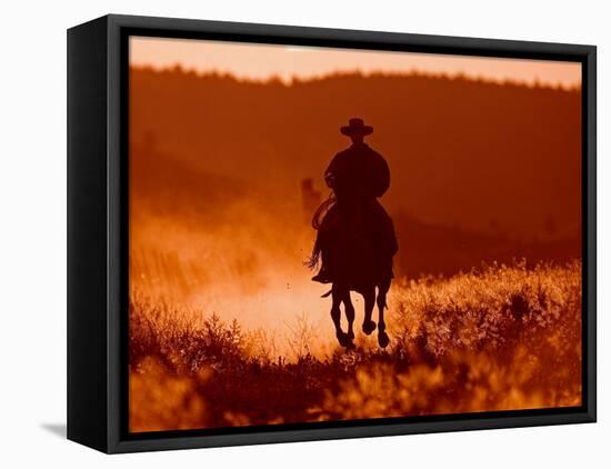 Ranch Living at The Ponderosa Ranch, Seneca, Oregon, USA-Joe Restuccia III-Framed Premier Image Canvas